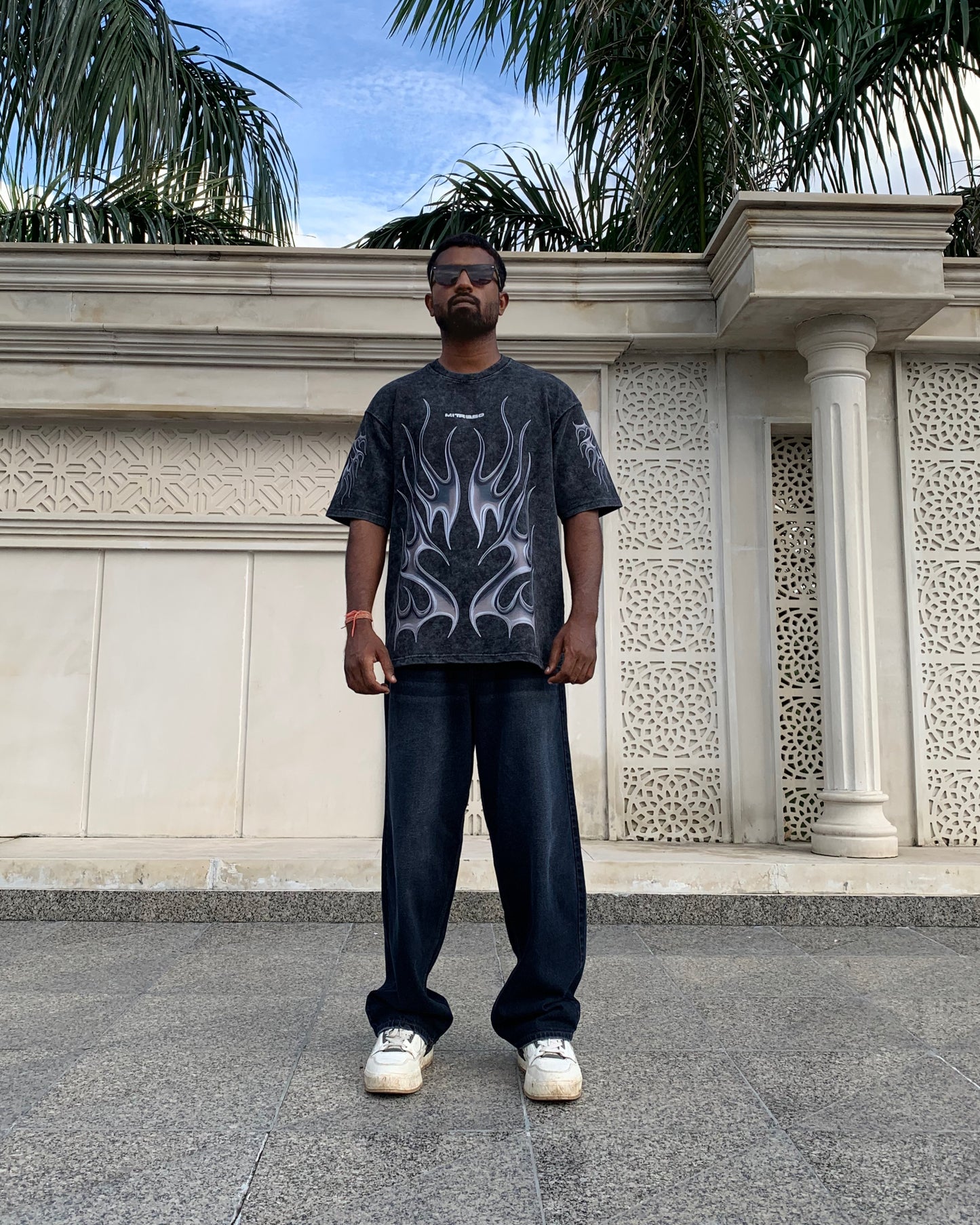 KARNAGE - Acid Washed Premium Oversized Unisex Tshirt | MITRASO