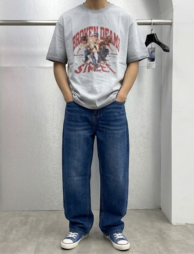 Straight Fit Jeans - 4 Color