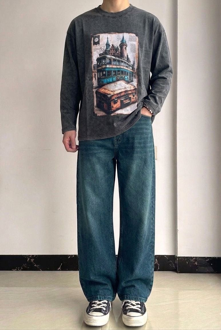 Straight Fit Jeans - 4 Color