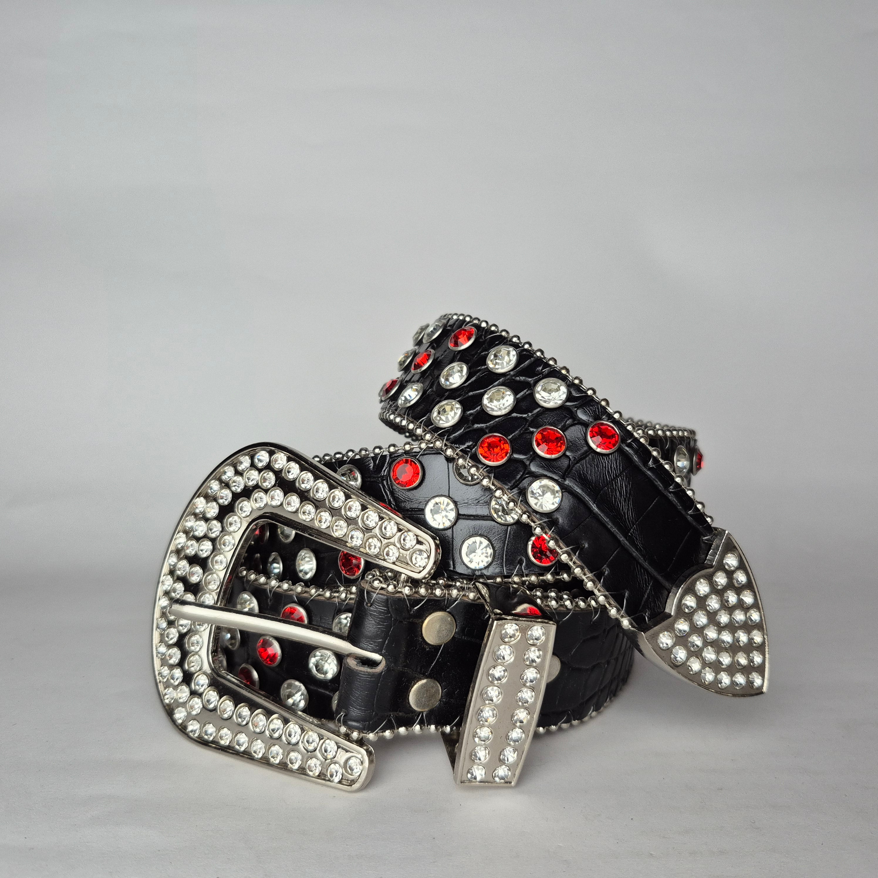 Y2k Red Stone belt- 09