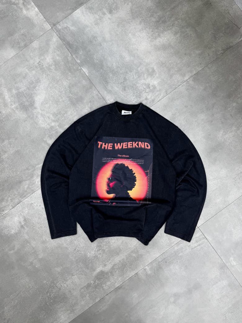 Acid Washed Full Sleeve Oversized Unisex Tee - Artist Edition