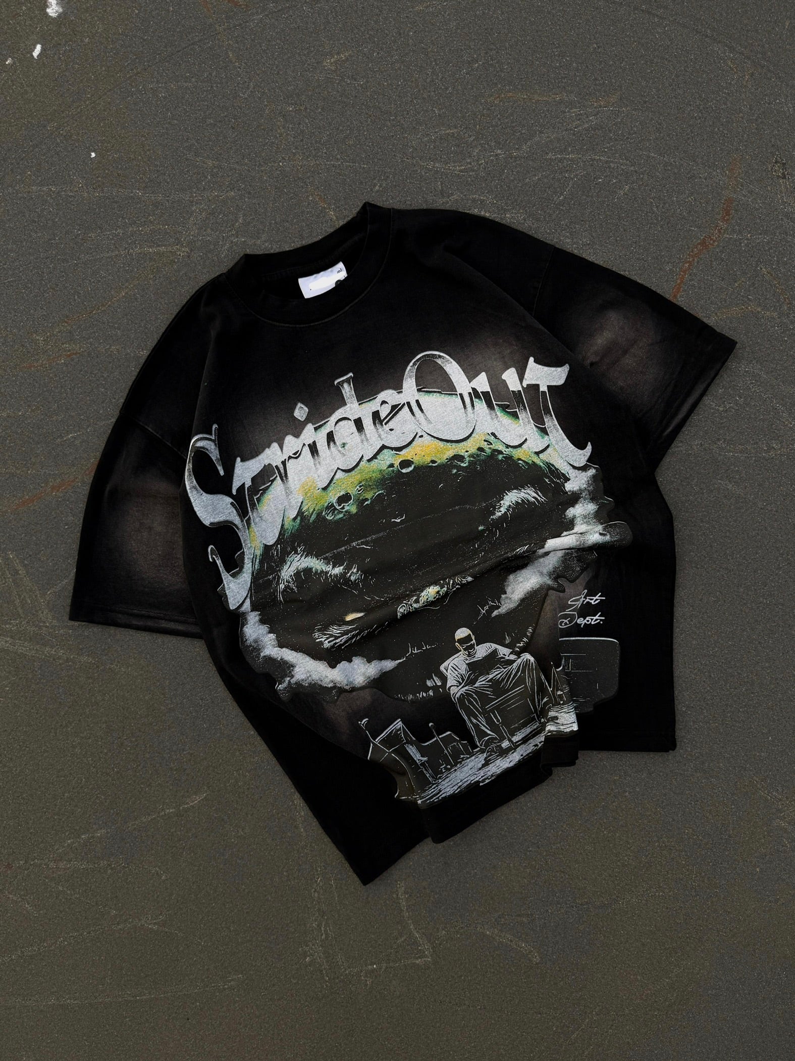 Lava Wash Unisex Oversized Tee - 04
