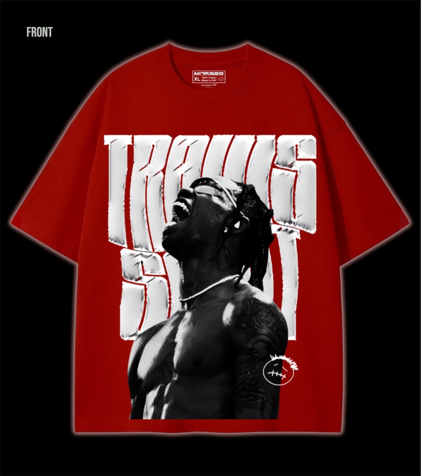 Travis Scott - Premium Oversized Unisex Tshirt | Black, Red, White