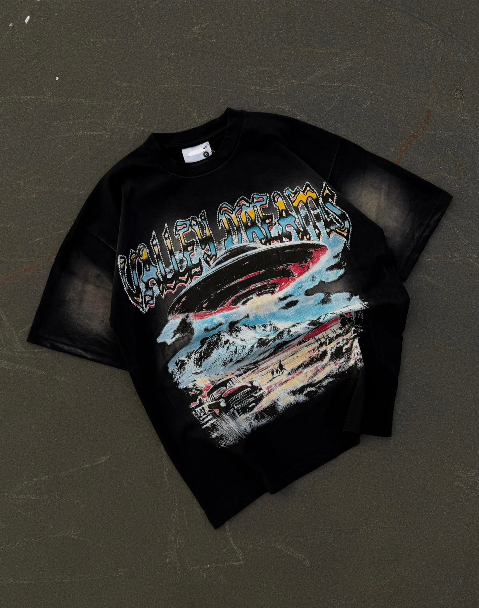 Lava Wash Unisex Oversized Tee - 03