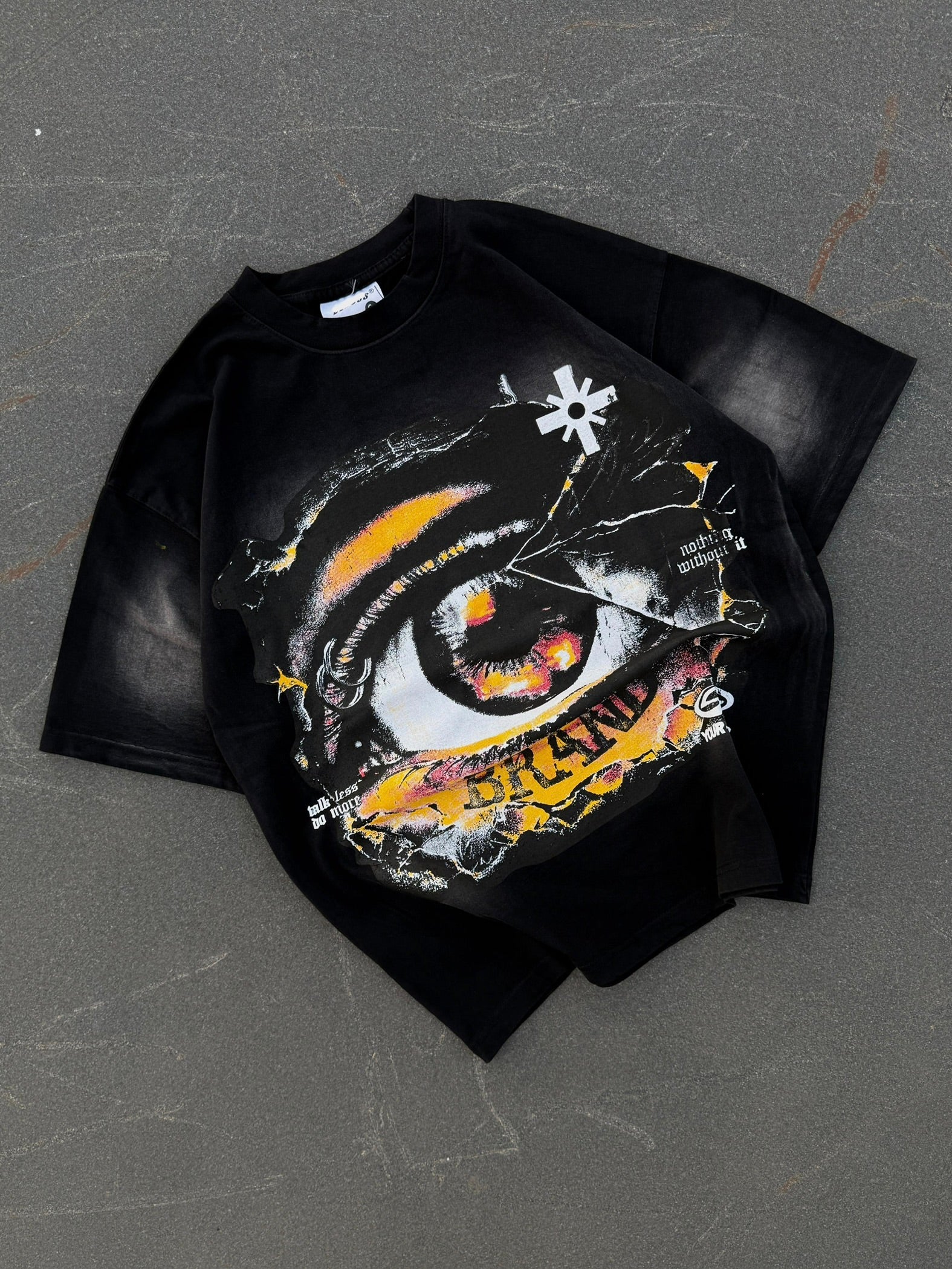 Lava Wash Unisex Oversized Tee - 02