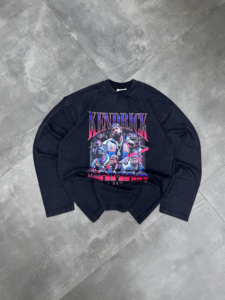 Acid Washed Full Sleeve Oversized Unisex Tee - Artist Edition