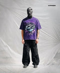 Acid Washed Graphic Oversized Unisex Tee | 04Rc